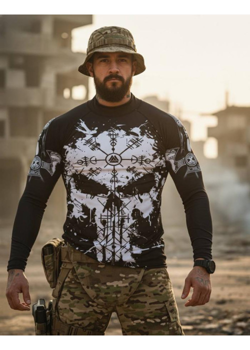 Мілітарі рашгард Punisher