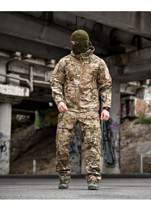 Демісезонний тактичний костюм Softshell APOCALYPSE мультікам