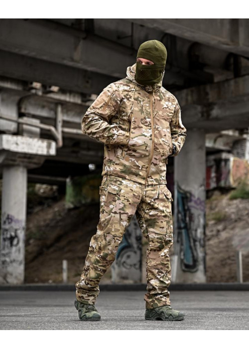 Демісезонний тактичний костюм Softshell APOCALYPSE мультікам