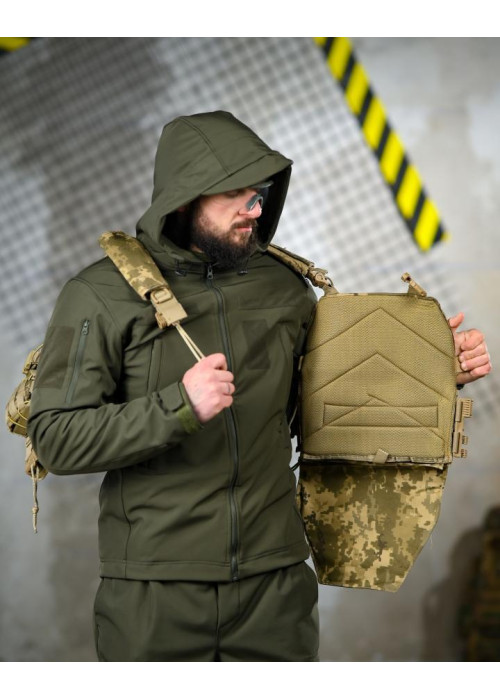 Плитоносій 4 швидких скидання з нашивкою 7.62 піксель