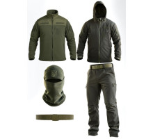 Тактичний костюм Softshell 5в1 LUNAR олива