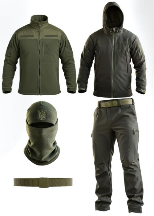 Тактичний костюм Softshell 5в1 LUNAR олива
