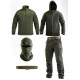 Тактичний костюм Softshell 5в1 LUNAR олива