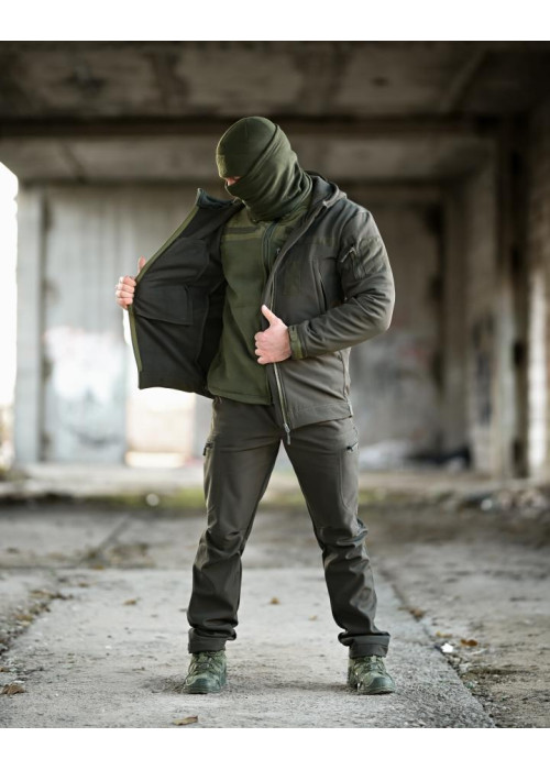 Тактичний костюм Softshell 5в1 LUNAR олива