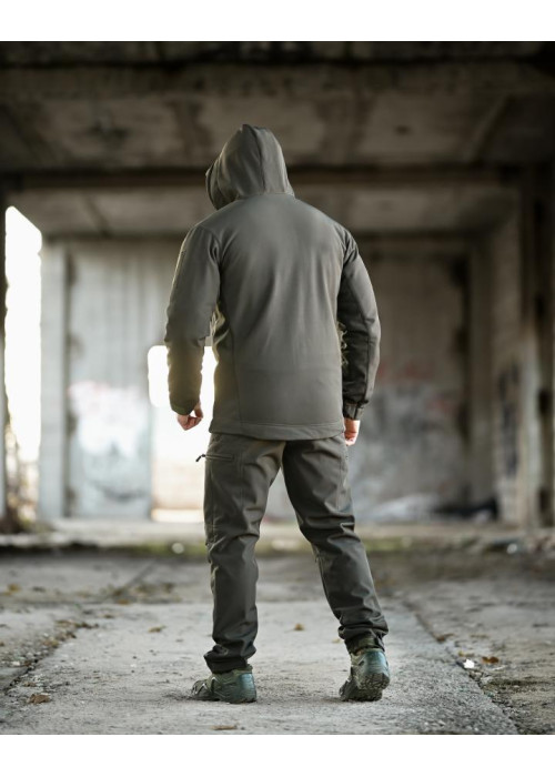 Тактичний костюм Softshell 5в1 LUNAR олива