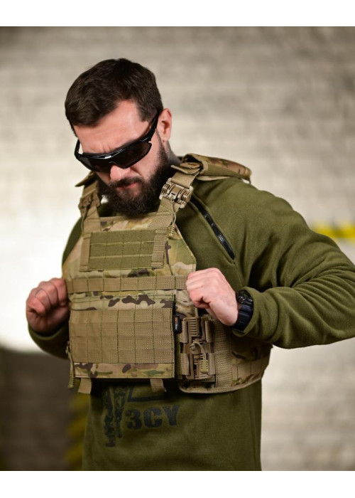 Плитоноска Plate Carrier 4 точки скидання мультикам