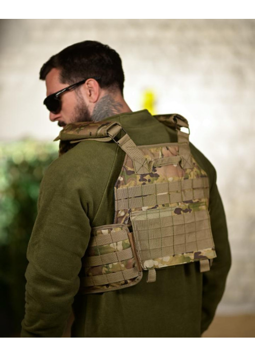 Плитоноска Plate Carrier 4 точки скидання мультикам