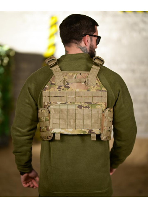 Плитоноска Plate Carrier 4 точки скидання мультикам