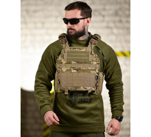 Плитоноска  4 точки скидання піксель без підсумків