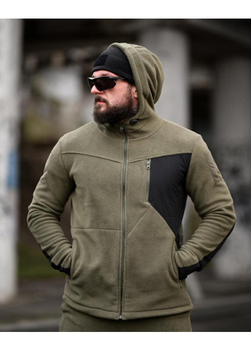 Флісовий спортивний тактичний костюм TARANTUL oliva/black
