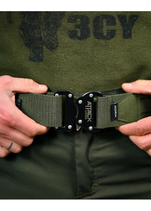 Тактичний ремінь Ranger Belt Attack Oliva