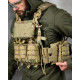 Тактична плитоноска 7.62 Multicam з 4 точками швидкого скидання — Cordura 1000D, комплект з підсумками