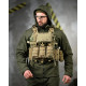 Тактична плитоноска 7.62 Multicam з 4 точками швидкого скидання — Cordura 1000D, комплект з підсумками
