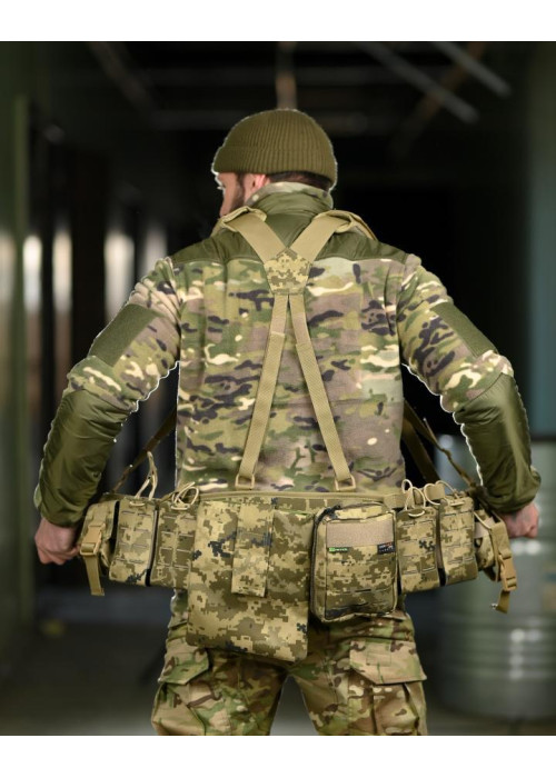 Розвантажувальний пояс РПС 7.62 в зборі піксель