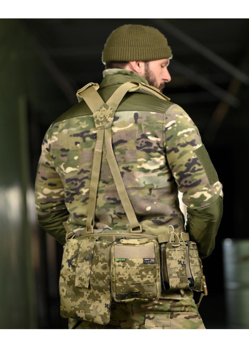 Розвантажувальний пояс РПС 7.62 в зборі піксель