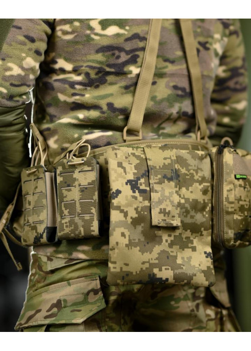 Розвантажувальний пояс РПС 7.62 в зборі піксель
