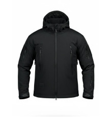 Демісезонна тактична куртка Soft Shell Silver Knight Windstoper чорна ОР1232