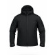 Демісезонна тактична куртка Soft Shell Silver Knight Windstoper чорна ОР1232