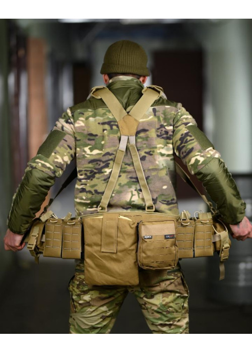 Розвантажувальний пояс РПС 7.62 в зборі койот ВТ5328