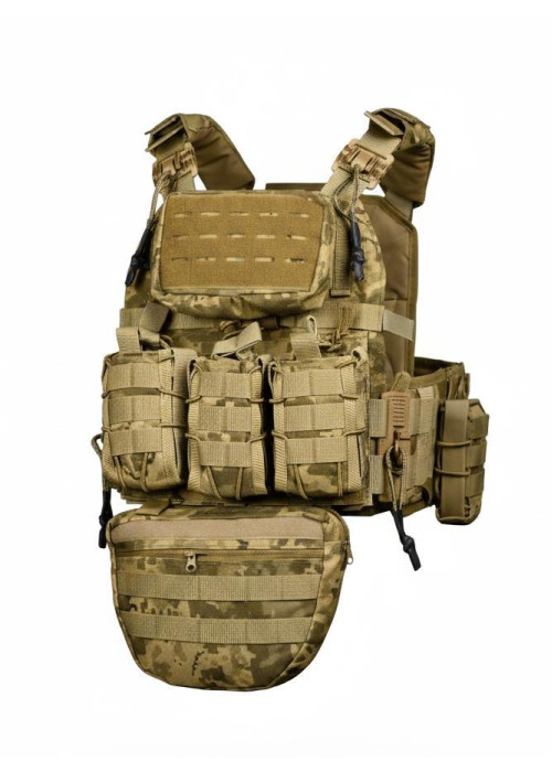 Плитоноска 4 точки скидання  7.62 pixel ВТ5333