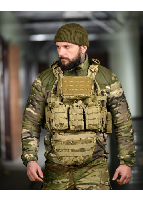 Плитоноска 4 точки скидання  7.62 pixel ВТ5333