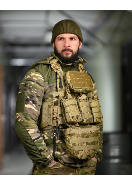 Плитоноска 4 точки скидання  7.62 pixel ВТ5333