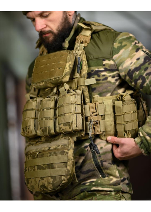 Плитоноска 4 точки скидання  7.62 pixel ВТ5333