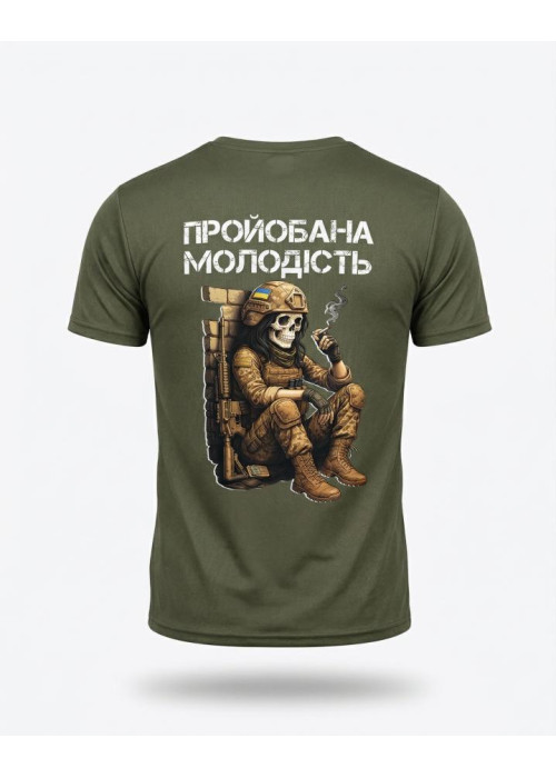 Тактична футболка SELION Молодість олива