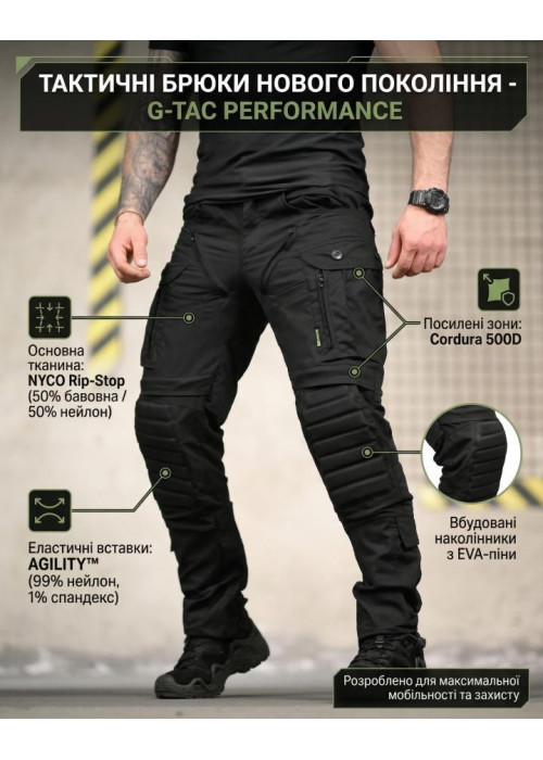 Тактичні штани Scorpion OCP black ТР6920