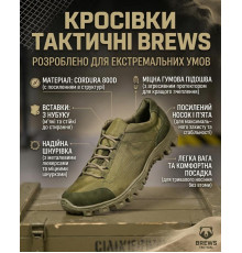 Кросівки тактичні brews олива  