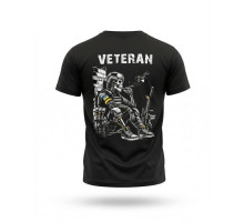 Тактична футболка SELION Veteran чорна 