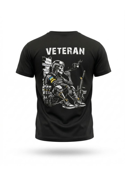 Тактична футболка SELION Veteran чорна