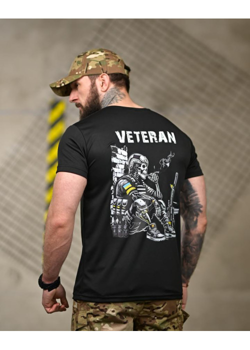 Тактична футболка SELION Veteran чорна