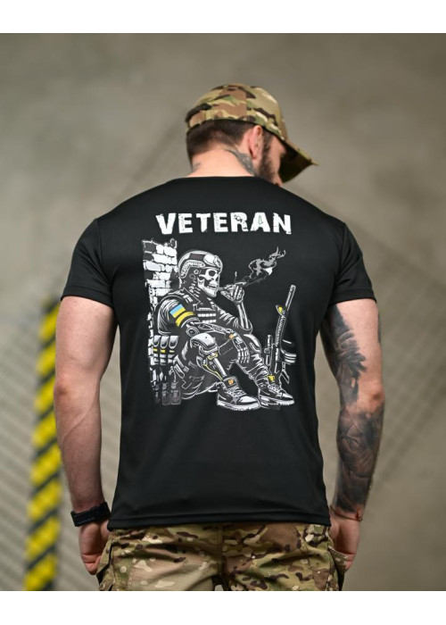 Тактична футболка SELION Veteran чорна