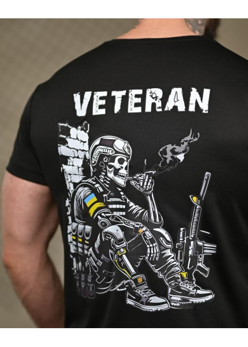 Тактична футболка SELION Veteran чорна