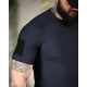 Тактична футболка (Compression Fit) синя ТР6914