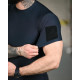 Тактична футболка (Compression Fit) синя ТР6914
