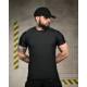 Тактична футболка (Compression Fit) чорна ТР6915