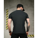 Тактична футболка (Compression Fit) чорна ТР6915