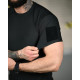 Тактична футболка (Compression Fit) чорна ТР6915