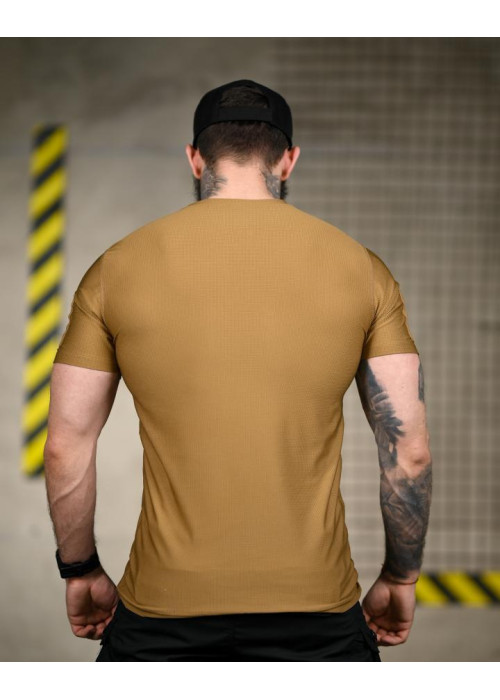 Тактична футболка Compression Fit койот