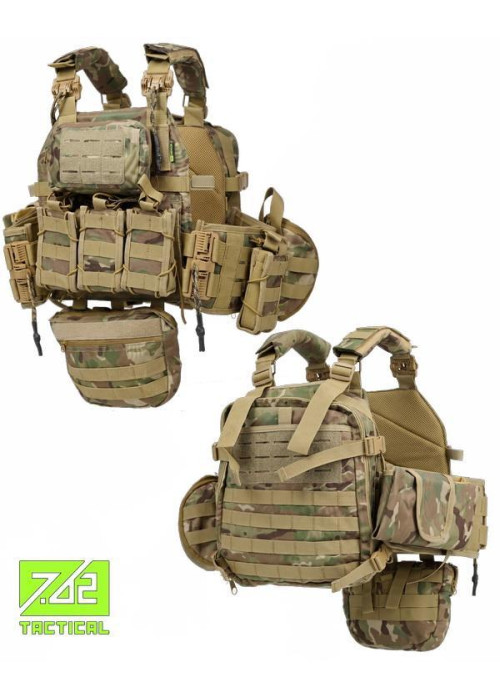 Плитоноска 7.62 з рюкзаком Multicam ТР6021