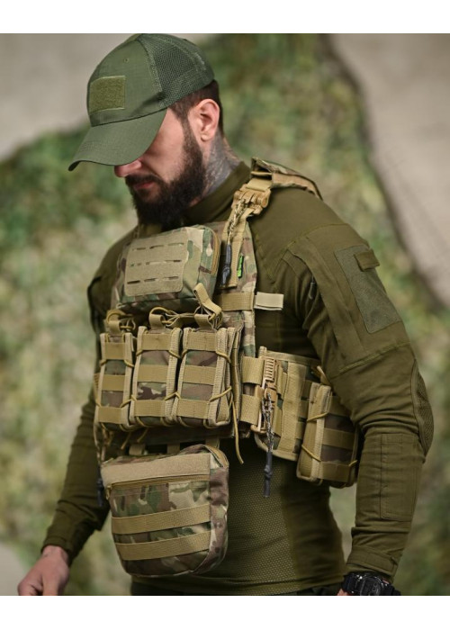 Плитоноска 7.62 з рюкзаком Multicam ТР6021