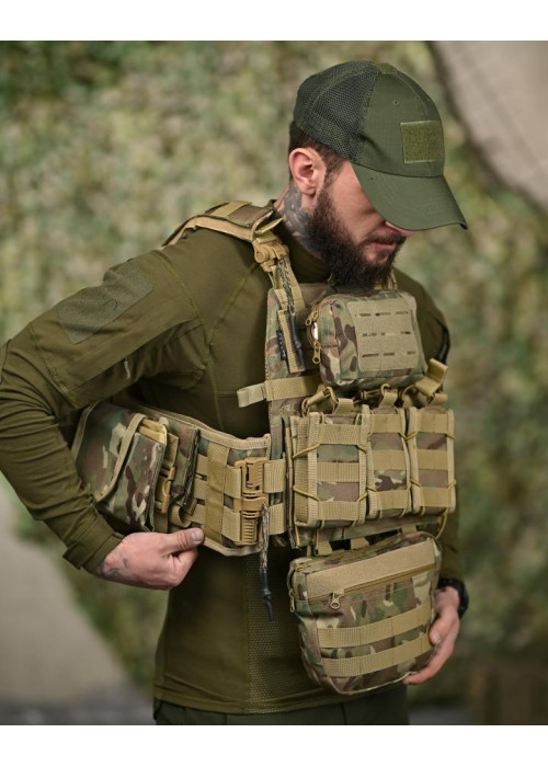 Плитоноска 7.62 з рюкзаком Multicam ТР6021