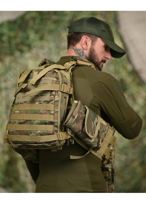 Плитоноска 7.62 з рюкзаком Multicam ТР6021