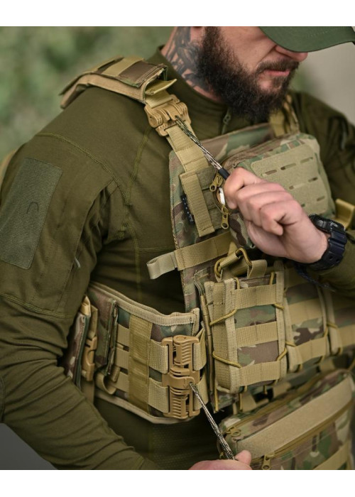 Плитоноска 7.62 з рюкзаком Multicam ТР6021