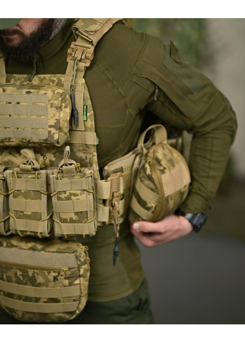Плитоноска 7.62 з рюкзаком піксельТР6022