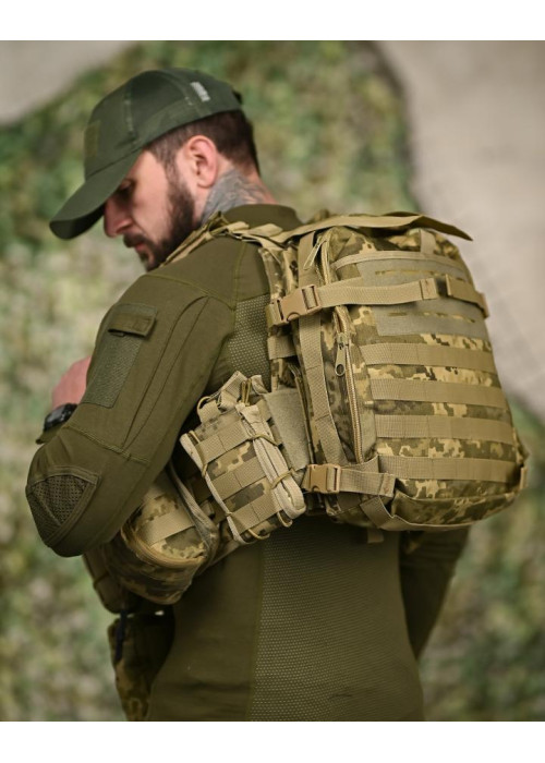 Плитоноска 7.62 з рюкзаком піксельТР6022