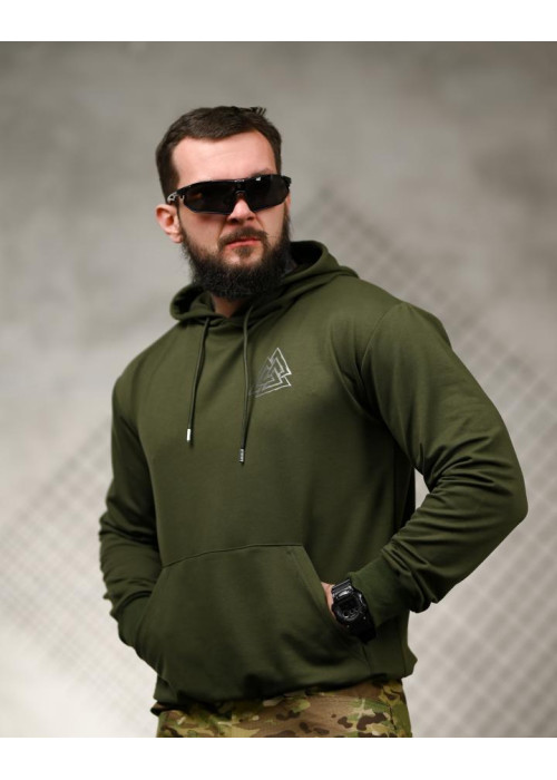 Мілітарі худі TRENASH Voron олива ТР6027