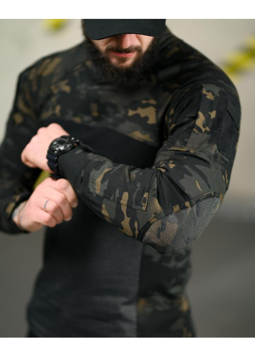 Тактична сорочка Убакс Assault black mtk ВТ4624